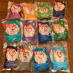 1998 McDonald’s Ty Teeny Beanie Babies set of 12 new in bags.